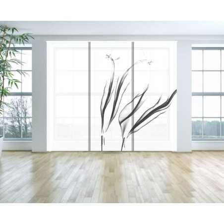 Panel Japones Decorativo Floral 014