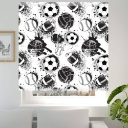  Estores Infantiles Love Deportes Pelota Futbol - Estores infantiles Futbol- Estores Juveniles Futbol- Estores Infantiles niño