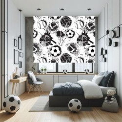  Estores Infantiles Love Deportes Pelota Futbol - Estores infantiles Futbol- Estores Juveniles Futbol- Estores Infantiles niño