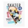  Estores Juveniles Chicos Skate 102- Estor habitacion Juvenil Niños dibujo Skate 102