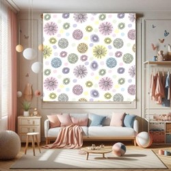  Estores Infantiles Estampados Flores 010- Estor estampado infantil o juvenil niña