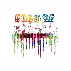 Cuadros Juveniles Personalizados Music 002- Cuadro Personalizado con nombre. Lienzo personalizable Juvenil Chicas