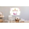 Cuadros infantiles Personalizados Unicornio 030