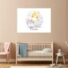  Cuadros infantiles Personalizados Niña Hipo 016- Cuadro personalizado con nombre