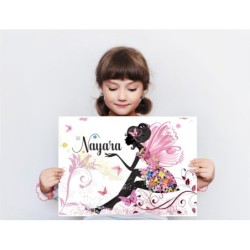Cuadros Juveniles Personalizados Hada 012- Cuadros personalizados - Cuadro personalizado infantil