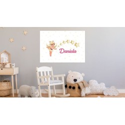 Cuadros infantiles Personalizados Niña Hada 011