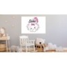 Cuadros infantiles Personalizados Niña Gatita 005