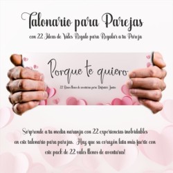 Talonario para Parejas- Vales Regalo para Pareja- Regalos San Valentin