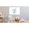 Cuadros infantiles Personalizados Niña Elefante Erick
