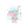  Cuadros infantiles Personalizados Niña Elefante Alicia- Cuadro personalizado con nombre- cuadro personalizado niña