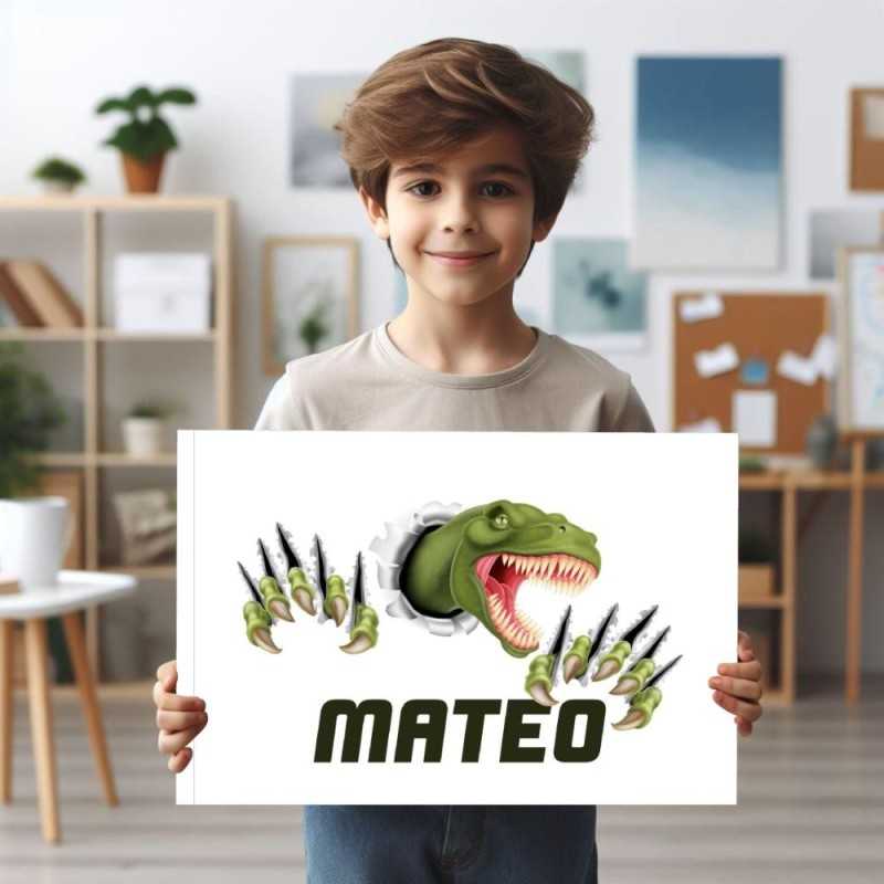 Cuadros infantiles Personalizados Dinosaurio 001- Cuadro personalizado con nombre- Cuadro personalizado niño dibujo Cuadros infantiles Personalizados Dinosaurio 001- Cuadro personalizado con nombre- Cuadro personalizado niño dibujo