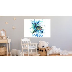 Cuadros infantiles Personalizados Delfin