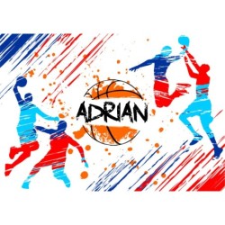  Cuadros Personalizados con nombre de Baloncesto 006- Cuadro Personalizado Juvenil Baloncesto