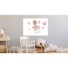  Cuadros personalizados con nombre - Cuadro personalizado Infantil Niña Dibujo Bailarina 002
