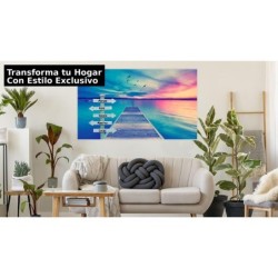 Cuadro Personalizado Playa con Nombres y Frases - Decoración Exclusiva Estores Iroa