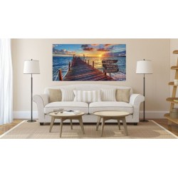 Cuadro Lienzo Personalizable Playa 009