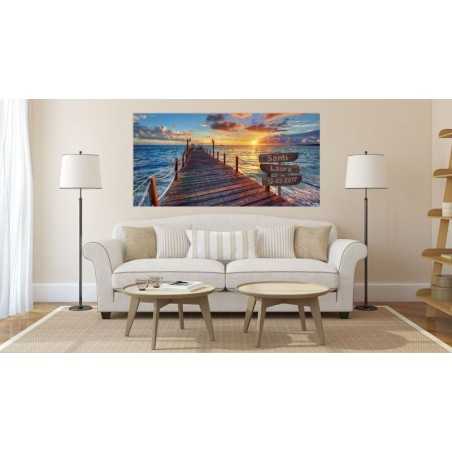 Cuadro Lienzo Personalizable Playa 009