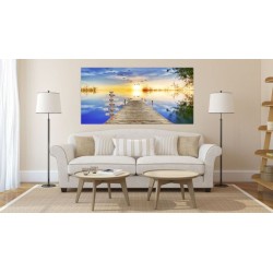 Cuadro Lienzo Personalizable Playa 008