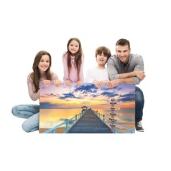 Cuadro Lienzo Personalizable Playa 006