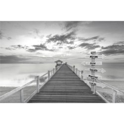  Cuadro Lienzo Personalizable Playa 006