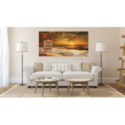 Cuadro Lienzo Personalizable Playa 005
