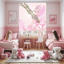 Estores Infantiles Niña Hada Columpio- Estor infantil habitación niñas-