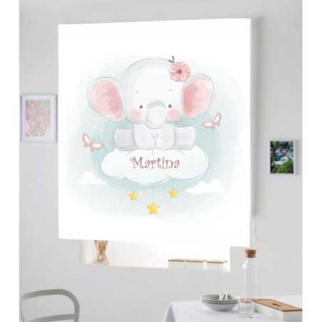 Estores Infantiles Personalizados Elefanta 801