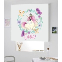  Estores Infantiles Niña Personalizados Unicornio 061-Estores enrollables Infantiles Baratos