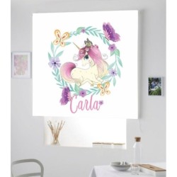  Estores Infantiles Niña Personalizados Unicornio 061-Estores enrollables Infantiles Baratos