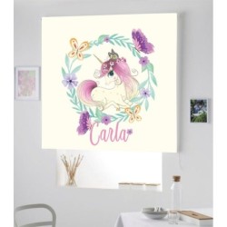  Estores Infantiles Niña Personalizados Unicornio 061-Estores enrollables Infantiles Baratos