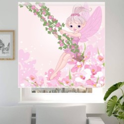  Estores Infantiles Niña Hada Columpio- Estor infantil habitación niñas-