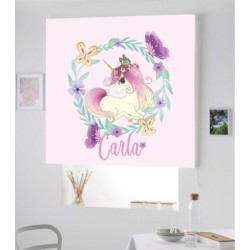 Estores Infantiles Niña Personalizados Unicornio 061-Estores enrollables Infantiles Baratos