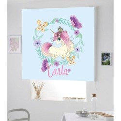  Estores Infantiles Niña Personalizados Unicornio 061-Estores enrollables Infantiles Baratos