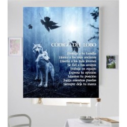 Estores con Frases Motivadoras Lobo 06