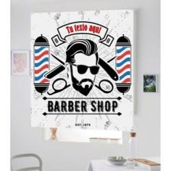 Estores Empresas Personalizados Barberia Hombre 002