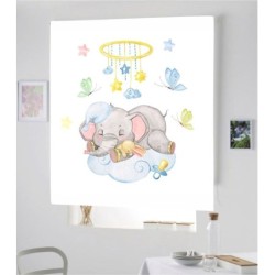 Estores Infantiles Niño Elefante 501