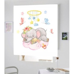 Estores Infantiles Niña Elefante 501