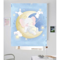 Estores Infantiles Niño Elefante 004