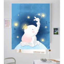 Estores Infantiles Niño Elefante 005