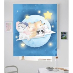 Estores Infantiles Niño Animales Luna 030