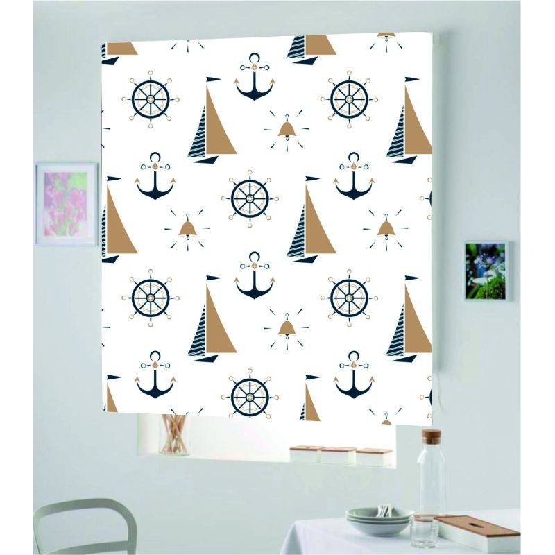 Estores Infantiles Estampado Marinero 002 Estores Infantiles Estampado Marinero 002