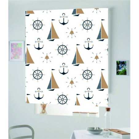 Estores Infantiles Estampado Marinero 002