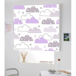  Estores Infantiles Estampado Nubes Unisex 202