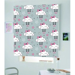 Estores Infantiles Estampado Nubes 005