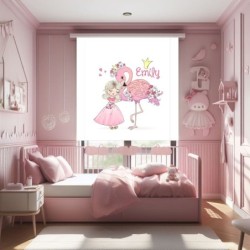 Estores Infantiles Personalizados Flamenco 090- Estores Infantiles Niña dibujo Princesa- Estores Infantiles baratos