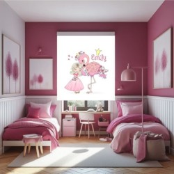  Estores Infantiles Personalizados Flamenco 090- Estores Infantiles Niña dibujo Princesa- Estores Infantiles baratos