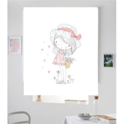 Estores Infantiles Niña Flores 080