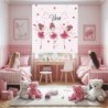  Estores Infantiles Niña Personalizados Bailarina 070- Estor Infantil Niña Rosa Dibujo Bailarina