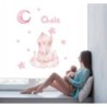  Estores Infantiles Niña Personalizados con nombre- Estor Infantil bebe rosa Estrellitas Osito More Dreams