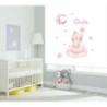  Estores Infantiles Niña Personalizados con nombre- Estor Infantil bebe rosa Estrellitas Osito More Dreams